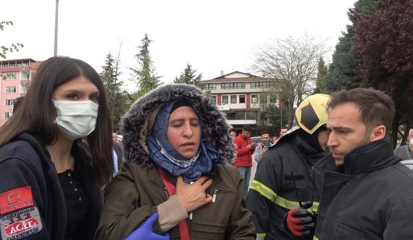 Kocası otomobile kilitledi