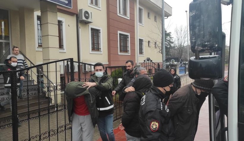 Kombi hırsızları adliyeye sevk edildi