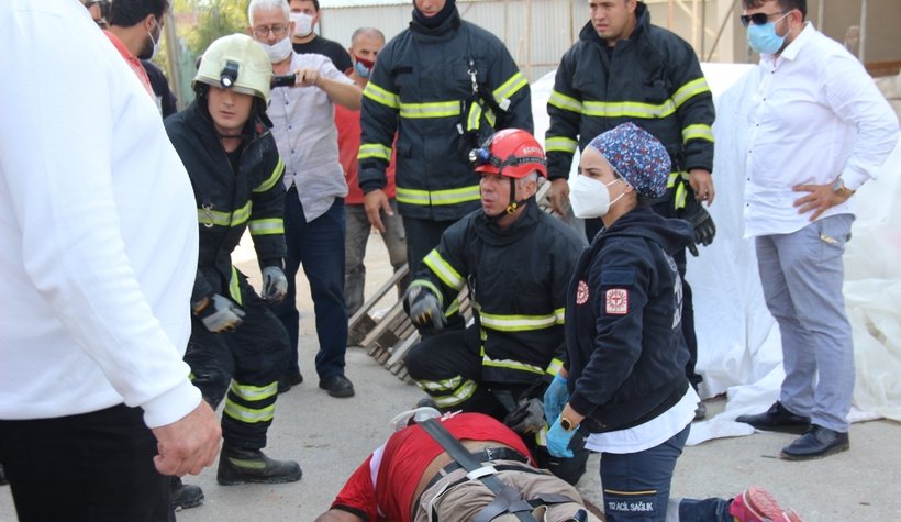 Komşuda asansör faciası