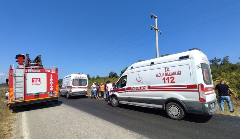 Kontrolden çıkan otomobil takla attı: 2 yaralı