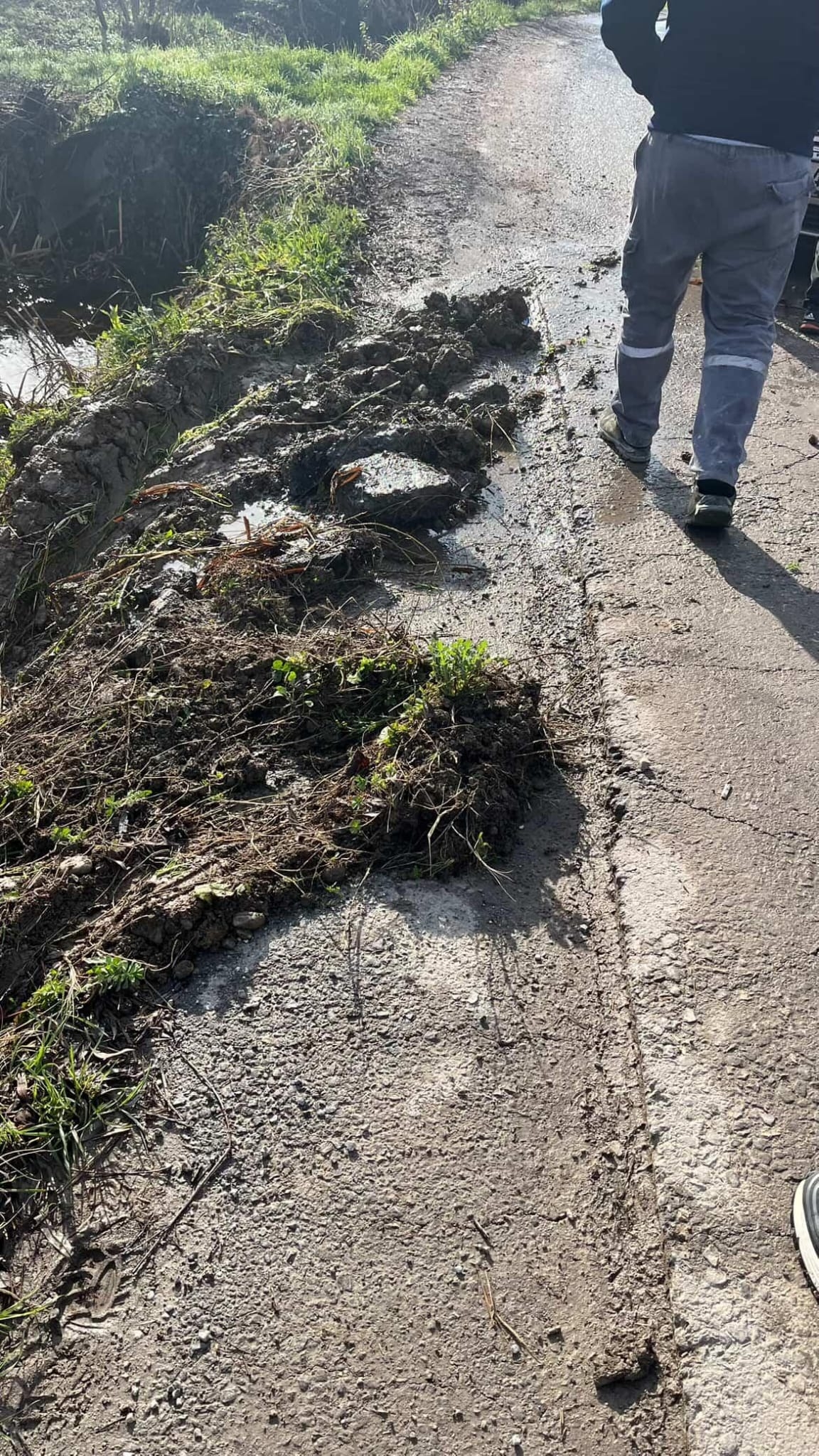 Kontrolü kaybetti, kanala uçtu