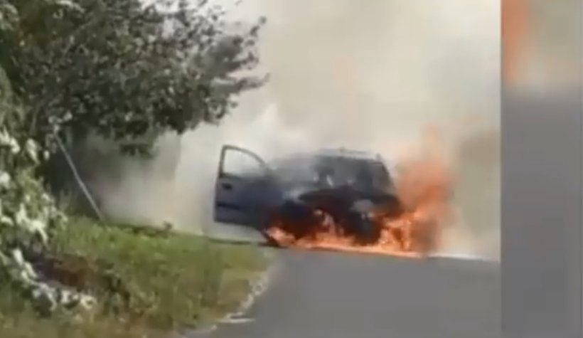 Korku dolu anlar, Alev alev yandı