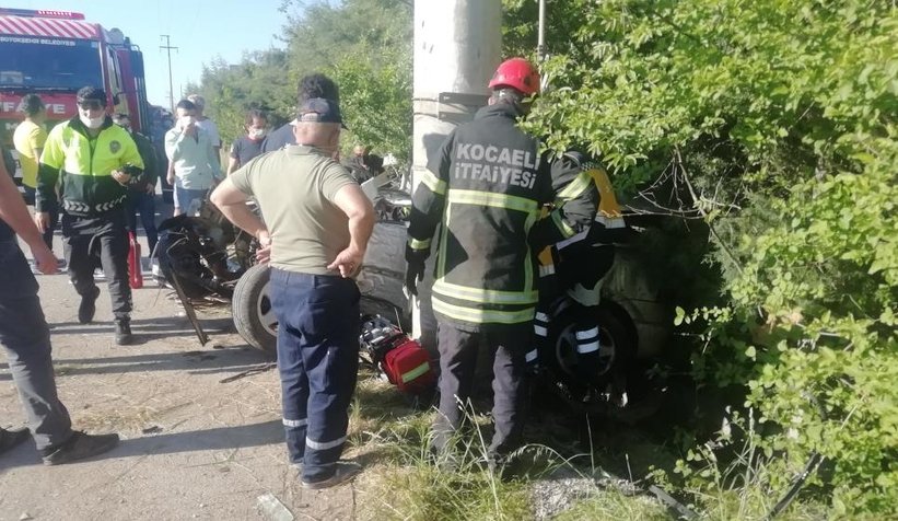 Korkunç kaza: 1 ölü, 1 yaralı