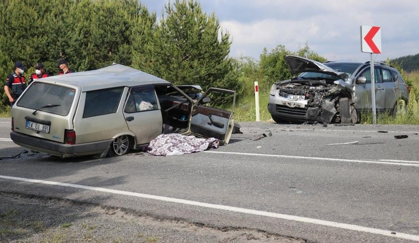Korkunç kaza; Karı koca öldü