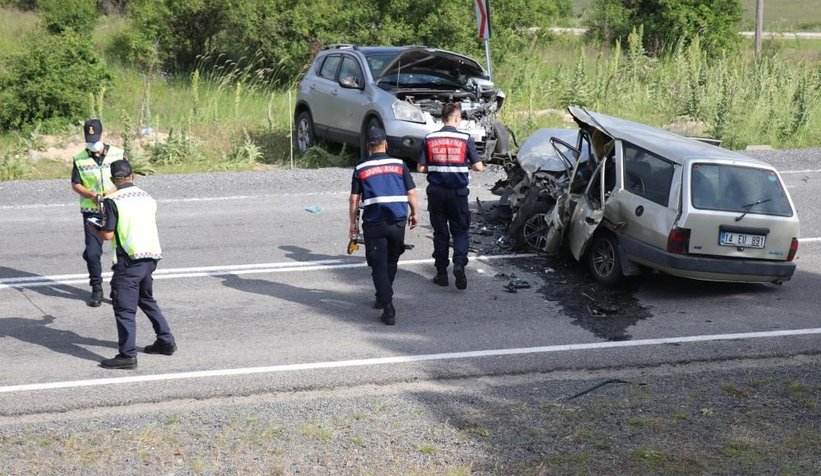 Korkunç kaza; Karı koca öldü