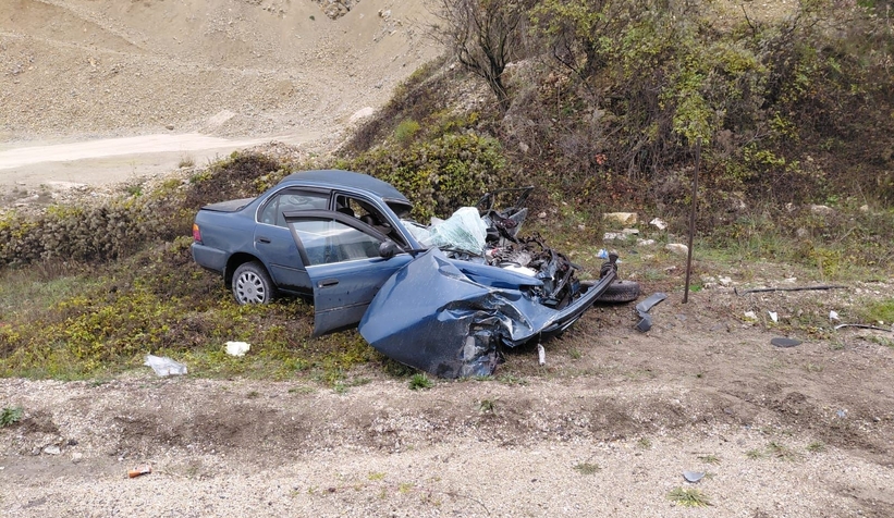Korkunç kaza; Otomobil sürücüsü öldü