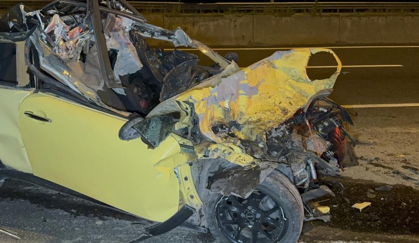 Korkunç kazada can verdi