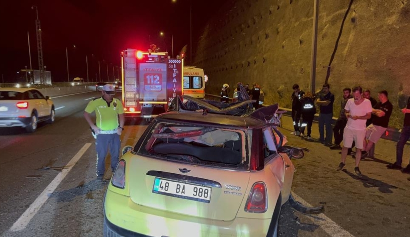 Korkunç kazada can verdi