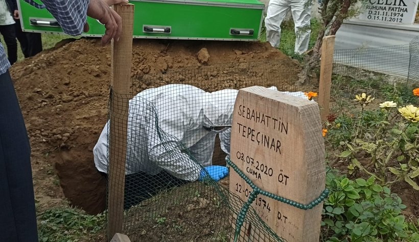 Koronadan hayatını kaybeden doktor Hasan Tepeçınar'a acı veda