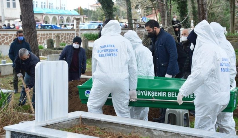 Koronadan ölen muhtara son görev