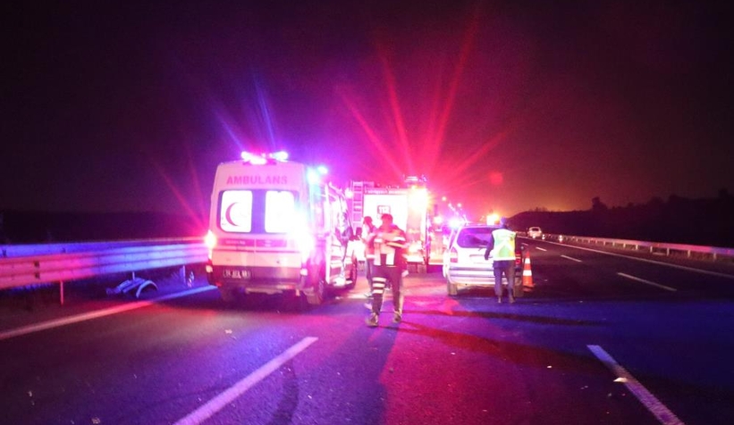 Korucuk geçişinde kaza: 5 yaralı