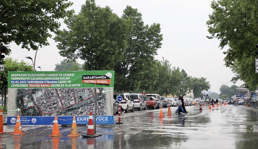 Kudüs Caddesi’nde çalışmalar sürüyor