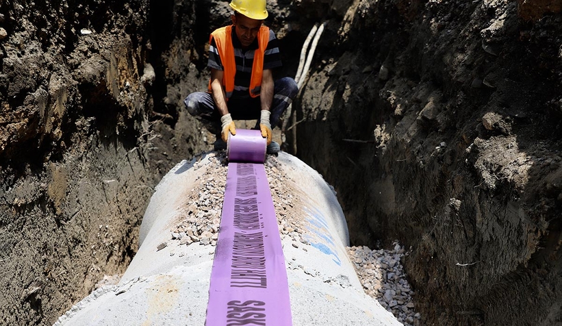 Kudüs Caddesi’ndeki çalışmalar aralıksız sürüyor