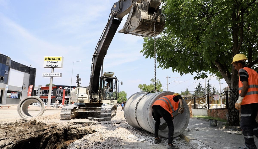 Kudüs Caddesi’ndeki çalışmalar aralıksız sürüyor