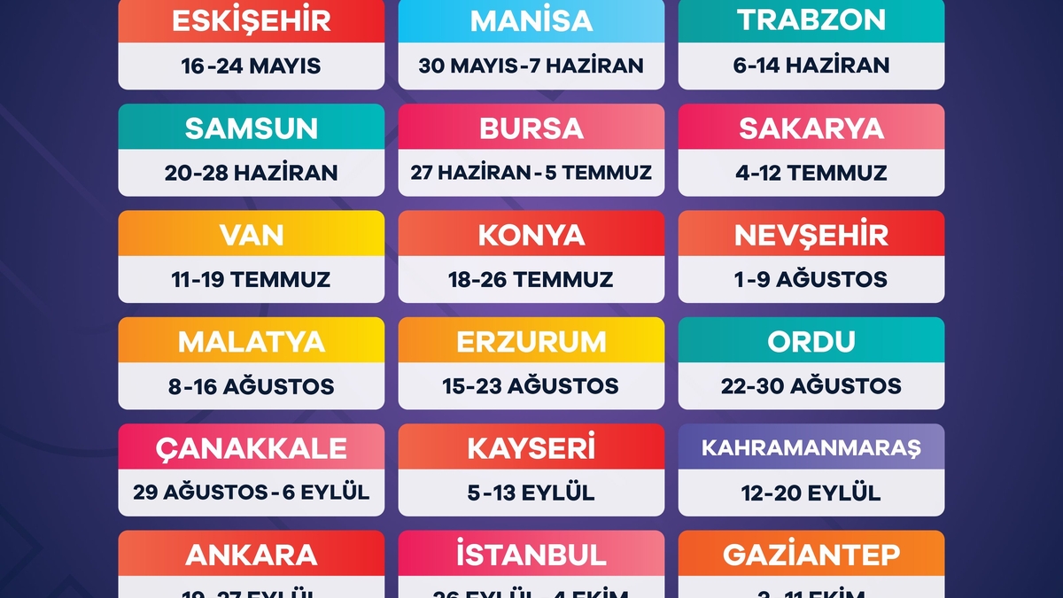 Kültür Yolu Festivali’nin Sakarya takvimi açıklandı