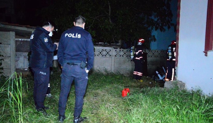 Kundaklama şüphesi; Alev alev yandı