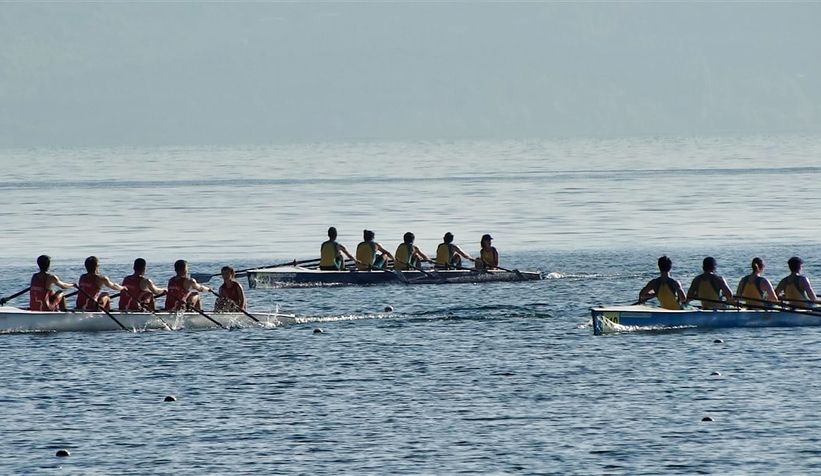 Kürekte Büyükler Kupası Sapanca Gölü'nde başladı