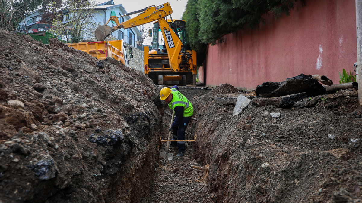 Kuruçeşme’nin altyapısı yaza hazırlanıyor