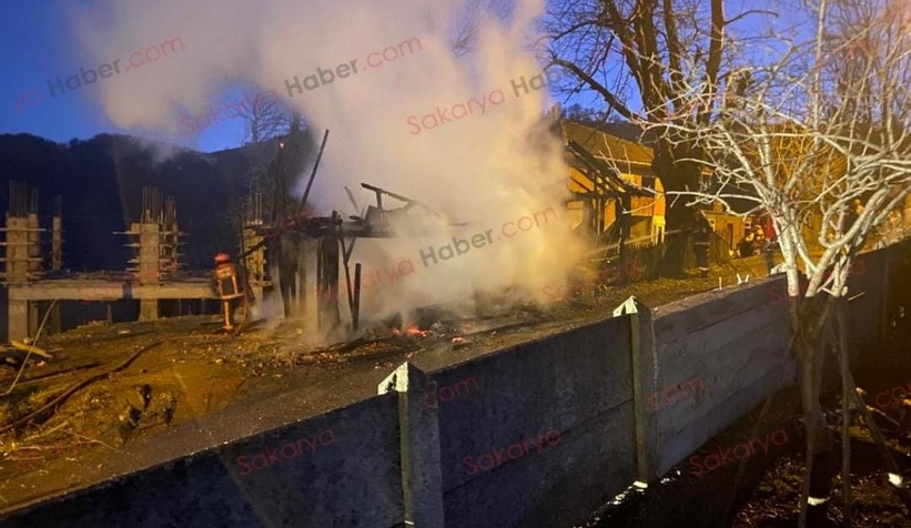 Kuruluk alevlere teslim oldu