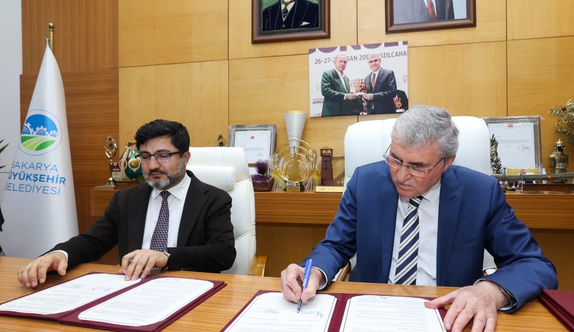 Kampüs-Çarşı raylı sistem hattında protokol imzalandı