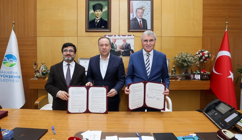 Kampüs-Çarşı raylı sistem hattında protokol imzalandı