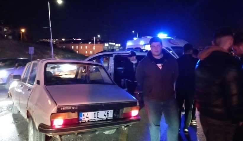 Kampüs yolunda kaza