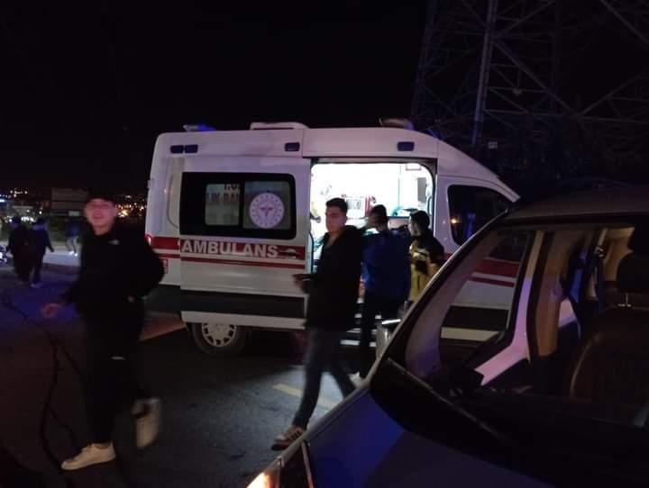 Kampüs yolunda kaza