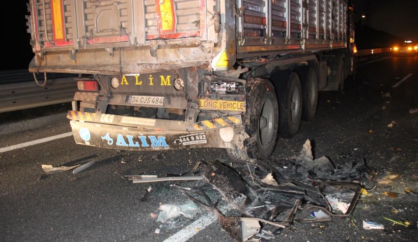 Kuzey Marmara Otoyolu'nda feci kaza: 3 ölü