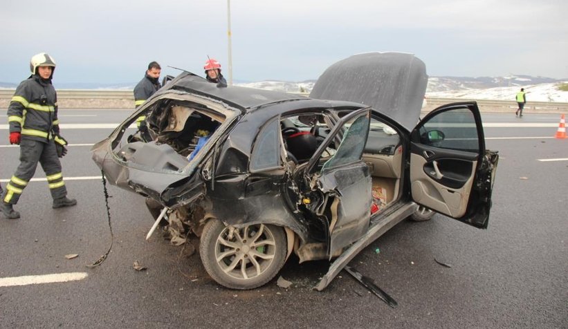 Kuzey Marmara Otoyolu'nda kaza: 3 yaralı