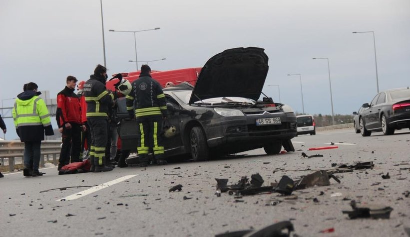 Kuzey Marmara Otoyolu'nda kaza: 3 yaralı