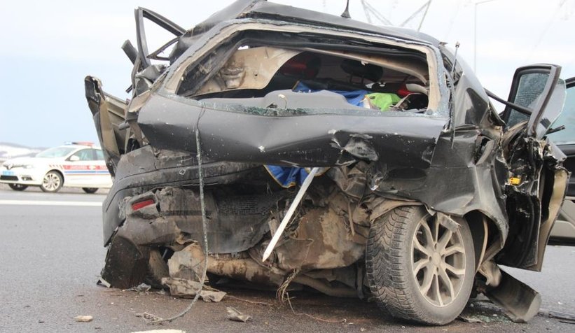 Kuzey Marmara Otoyolu'nda kaza: 3 yaralı