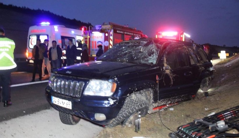 Kuzey Marmara Otoyolu'nda kaza: 6 yaralı