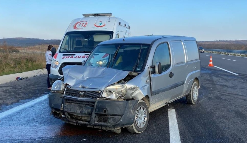 Kuzey Marmara Otoyolu'nda zincirleme kaza: 2 yaralı