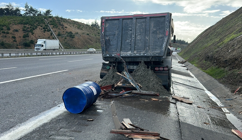 Kuzey Marmara Otoyolu’nda kimyasal madde paniği