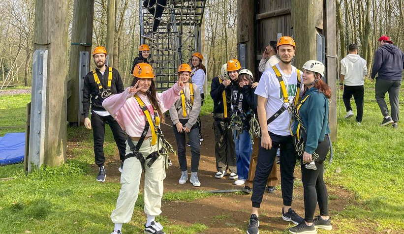 Macera Park’ta cesaretlerini test ettiler