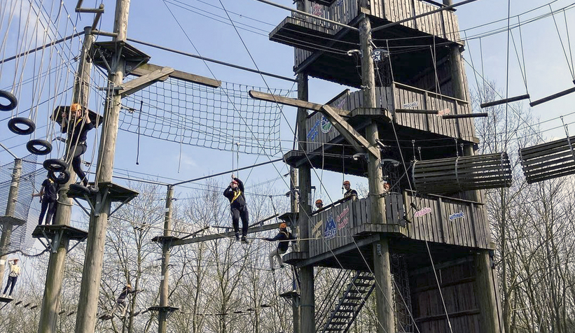 Macera Park’ta cesaretlerini test ettiler