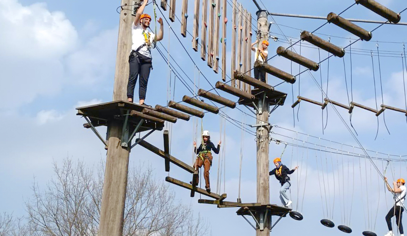 Macera Park’ta cesaretlerini test ettiler