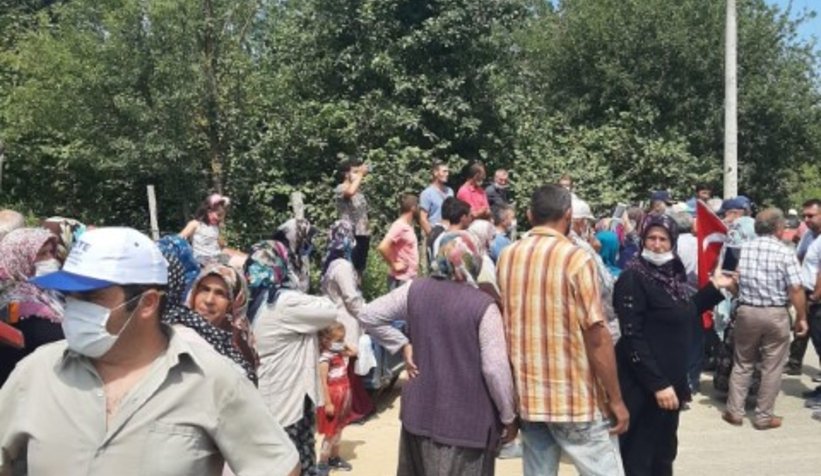 Mahallelinin taş ocağı tepkisi