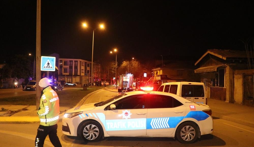 Mahalleliyi sokağa döken yangın söndürüldü