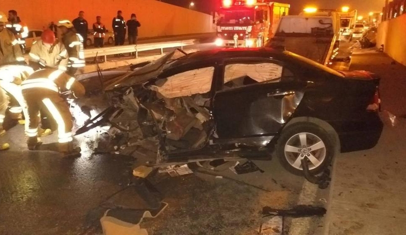 Makas terörü; 54 plakalı otomobilde 1 kişi öldü, 2 ağır yaralı