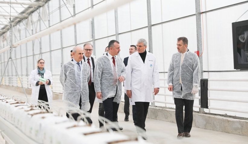 Marmara'nın başkanları Akyazı'da sera merkezini gezdi