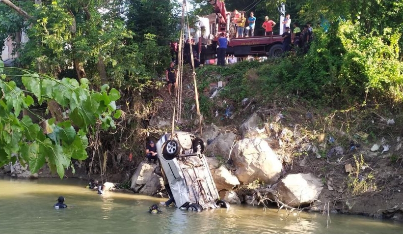 Melen Çayına uçan otomobilin sürücüsünün cesedi çıkarıldı