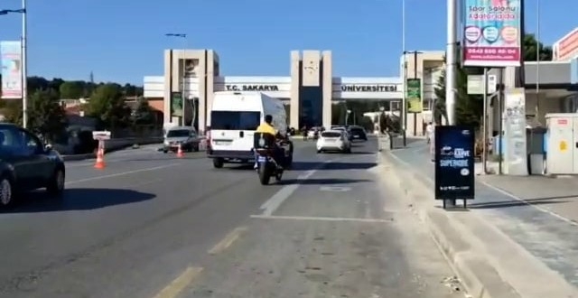 Memur adayları sınava polis sayesinde yetişti