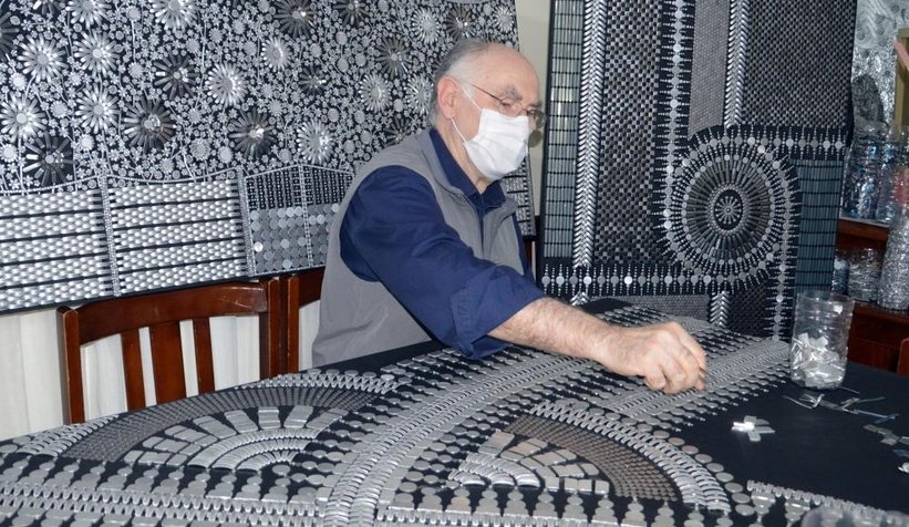 Metal atıkları sanat eserine dönüştürüyor