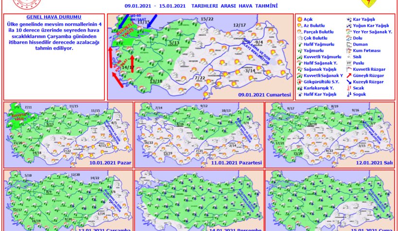 Meteoroloji gün verdi, kuvvetli yağış geliyor