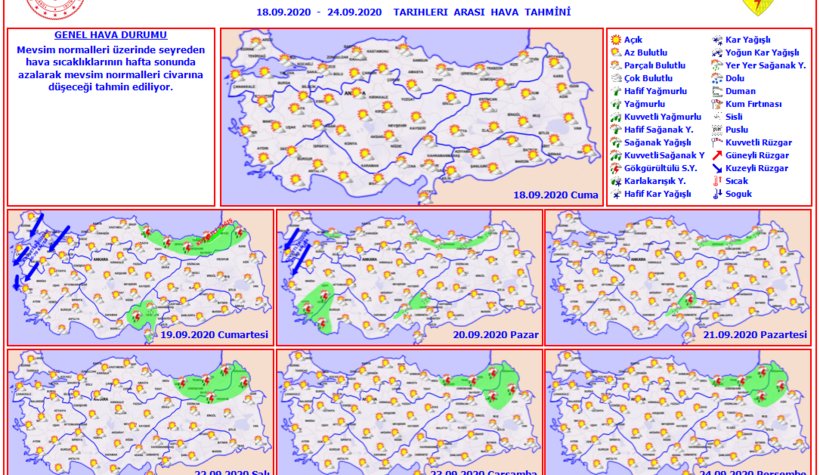 Meteoroloji Sakarya için tahmin değiştirdi, yağış yok!