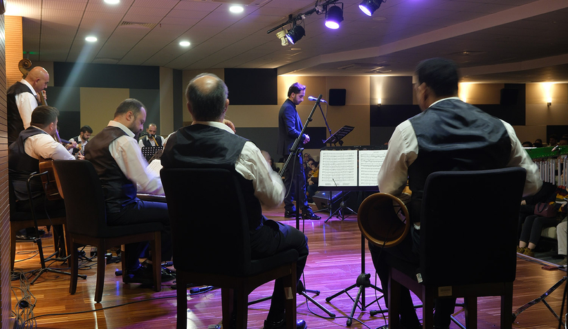 Mevlana gecesinde Kent Orkestrasından tasavvuf dinletisi