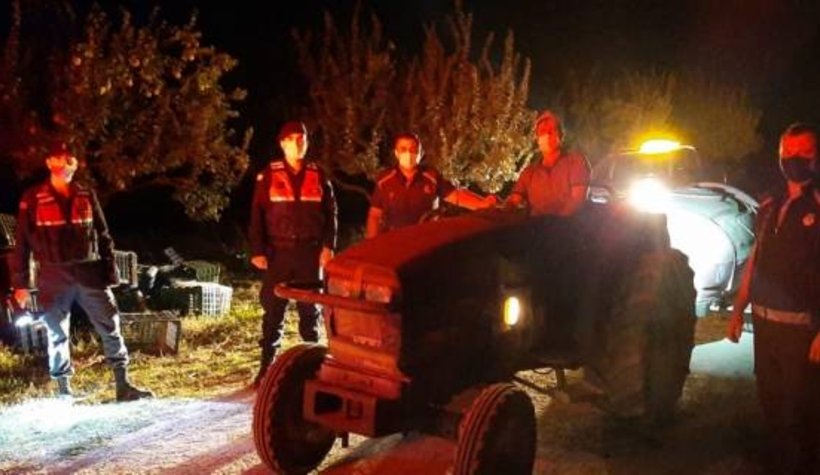 Meyve bahçelerini jandarma ve zabıta koruyor