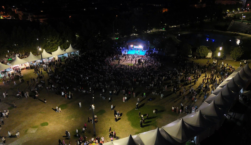 Millet Bahçesi’nde binlerce kişiyle Rumeli Balkan buluşması