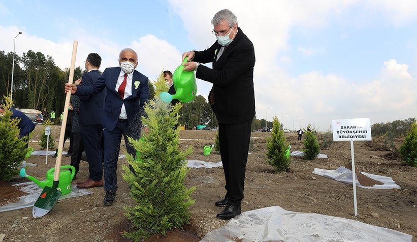 Milli Ağaçlandırma Bayramı töreni Akyazı'da yapıldı